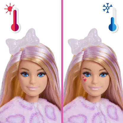 Barbie Cutie Reveal Muñeca Ositos Cariñositos Coloridos - Gatita Morada