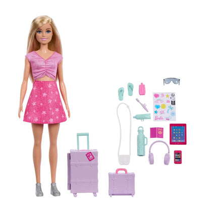 Barbie Muñeca Malibu Aventuras De Viaje