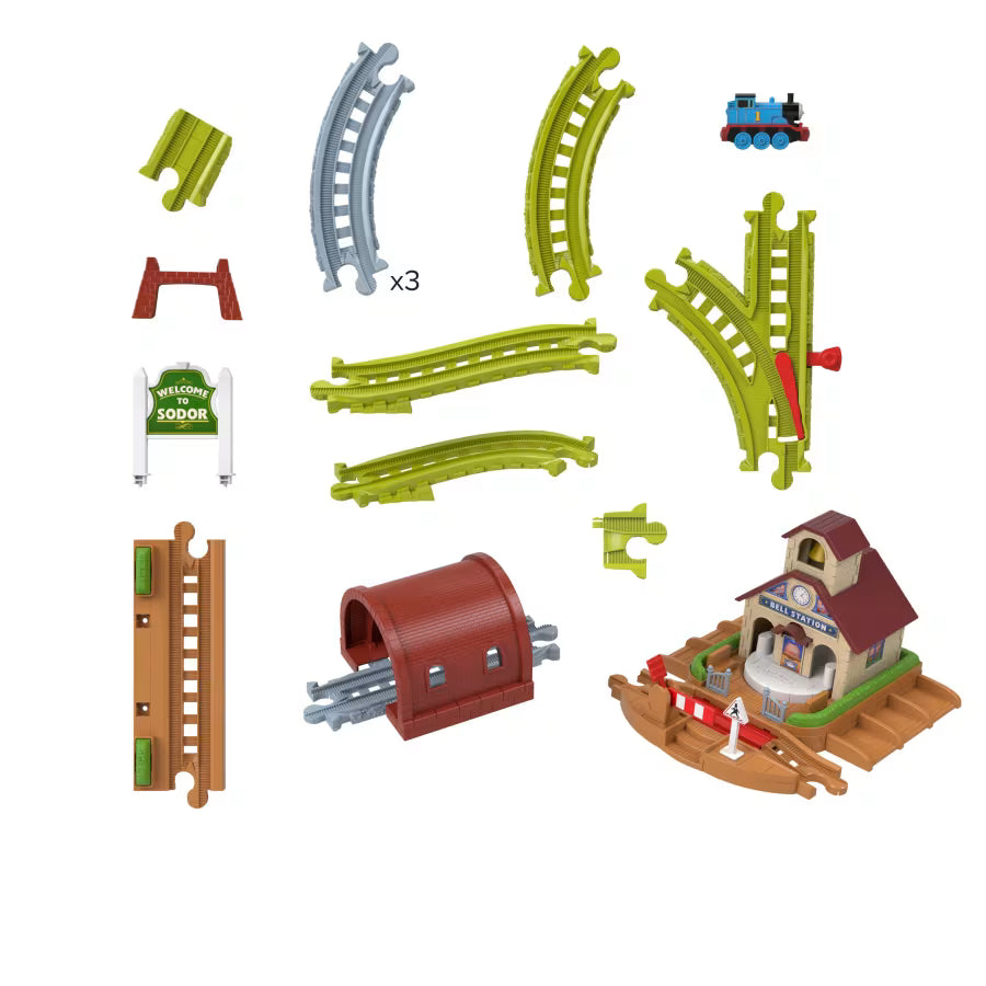 Thomas Bell Station Set Pista Tren Fisher Price