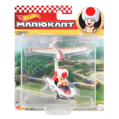 Hot Wheels Personajes Con Glider Sorpresa - Toad