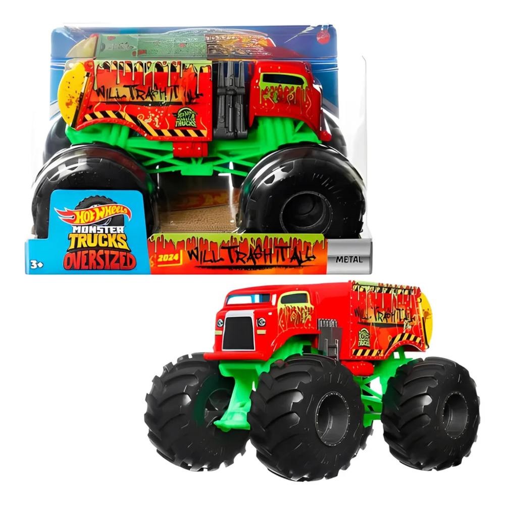 Hot Wheels Monster Trucks Escala 1:24 - Nill Trashit All