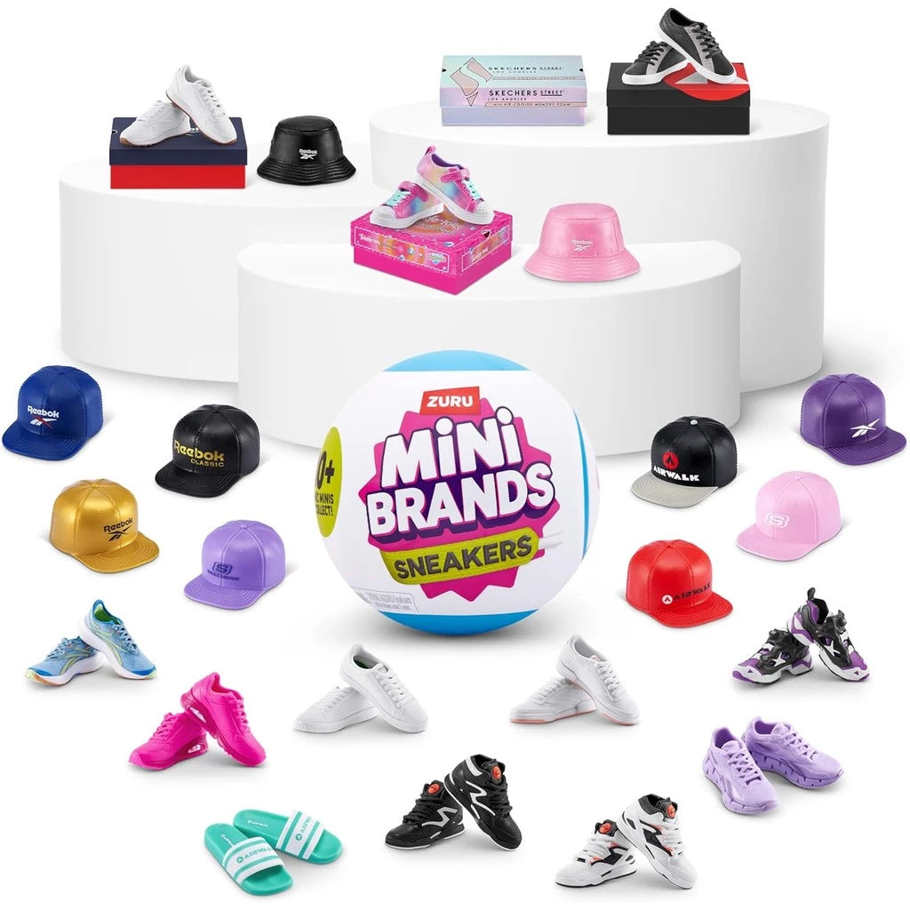 Bola Mini Brands Con 5 Sorpresas Serie Sneakers De Zuru