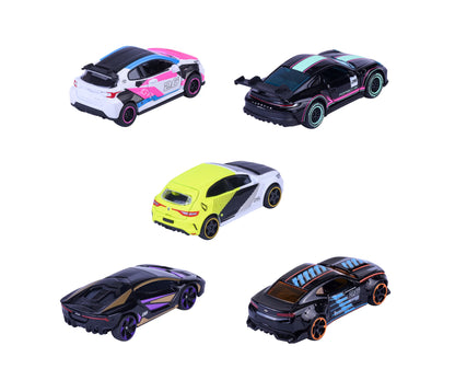 Set 5 Vehiculos Neon Majorette