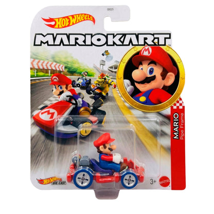 Hot Wheels Mario Kart Personajes Escala 1:64 - Mario Retro