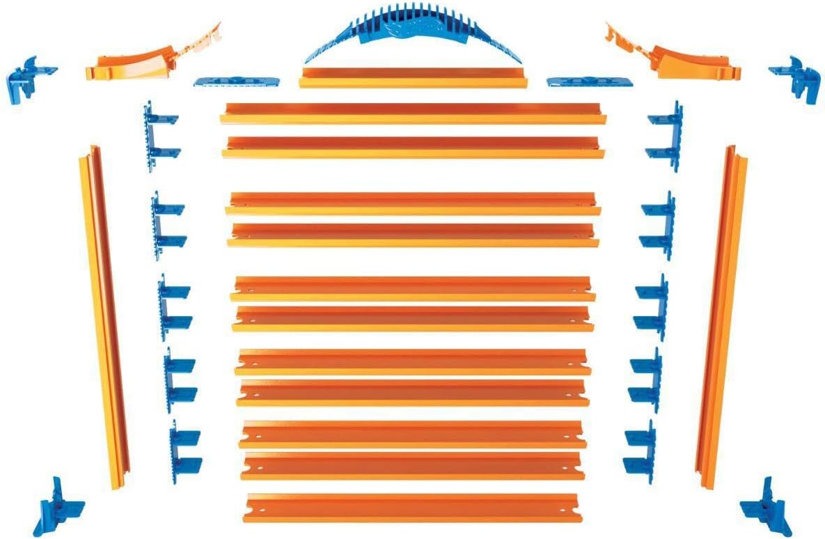 Hot Wheels 3 En 1 - pista rack guarda hasta 44 autos
