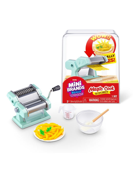 Playset Mini Brands Magic Cook Kitchen de Zuru - Máquina de pasta