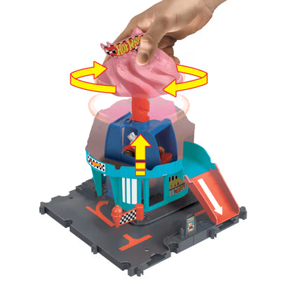 Hot Wheels City Pista De Juguete Heladería