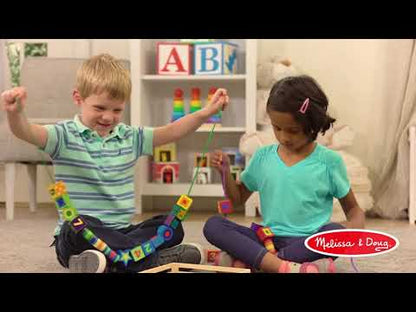 Juego De Encaje De Madera Con Cordones Melissa & Doug