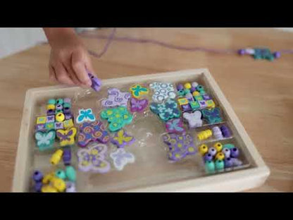 Set Mostacillas de Madera Corazones Y Mariposas Melissa & Doug