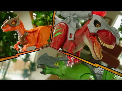 Dinosaurio Dino Wars Con Lanzador Robo Alive Zuru
