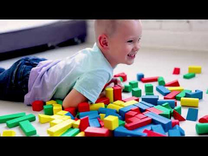 Set 100 Bloques De Madera Meliisa & Doug