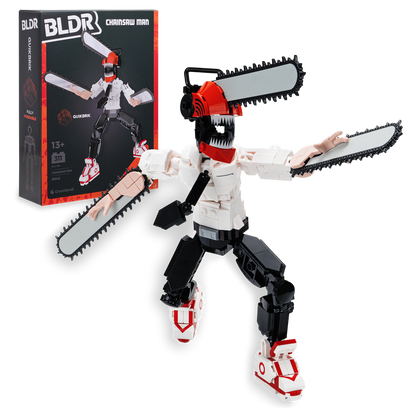 Chainsaw Man BLDR: Figura de Construcción Denji Transformado (25 cm)