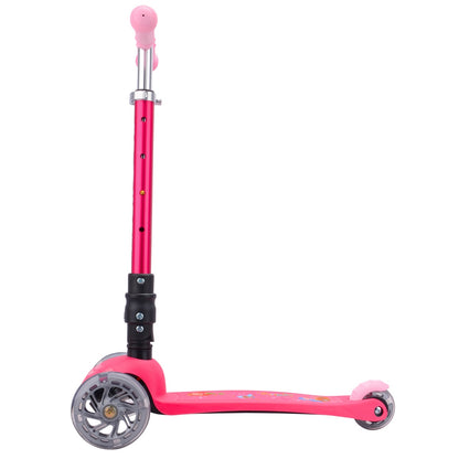 Vista lateral del scooter Boldcube Sirenas con manubrio ajustable