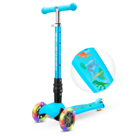 Scooter Plegable Boldcube Dinosaurios con Ruedas Iluminadas