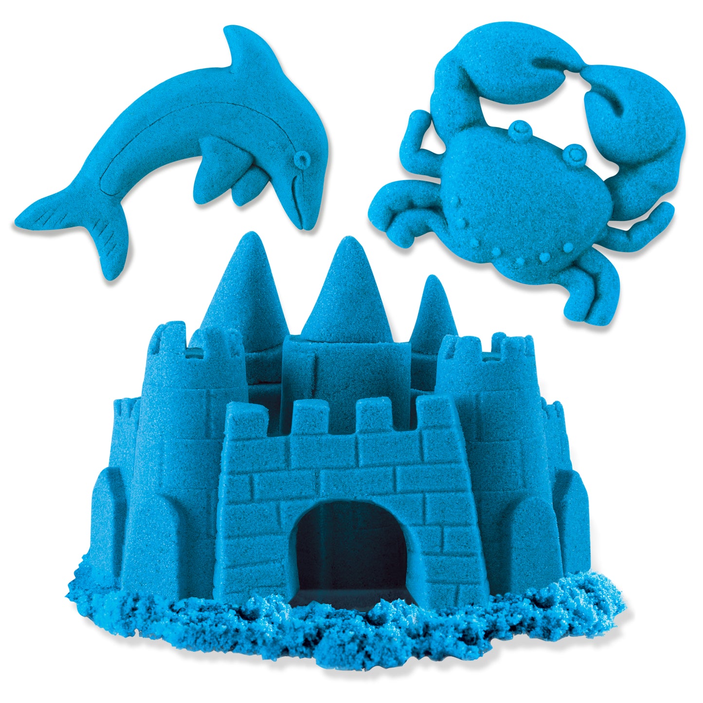 Arena Mágica Neón 227 Gramos Kinetic Sand - Azul Neón