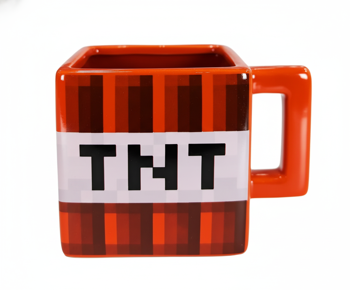 Tazon Ceramica 3D Minecraft-Tnt 320Ml