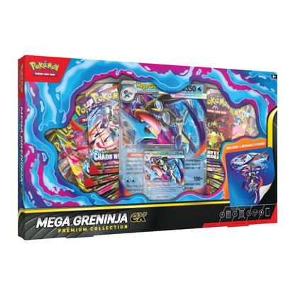 Pokemon Tcg Mega Greninja Ex Premium Collection Esp