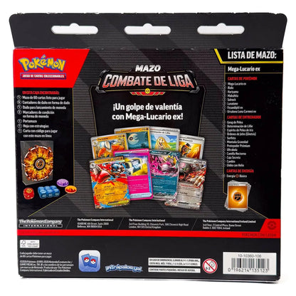 Pokemon Tcg Mega Lucario Ex League Battle Deck Esp