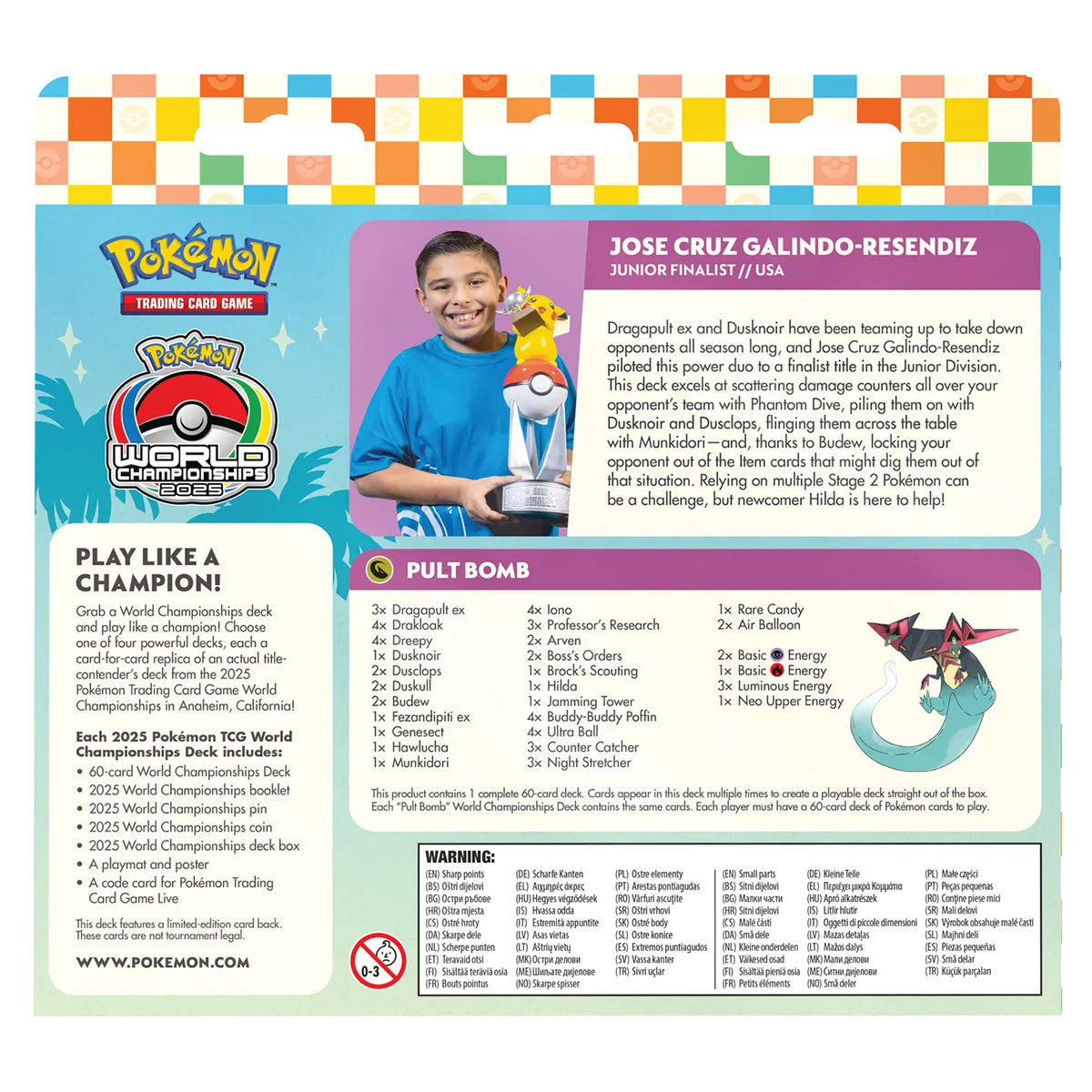 Pokemon Tcg World Championships Deck (2025) Ing - Jose Cruz