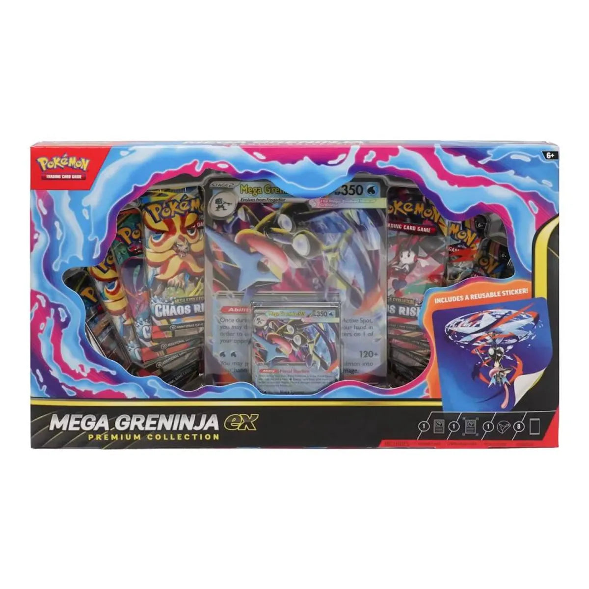 Pokemon Tcg Mega Greninja Ex Premium Collection Esp