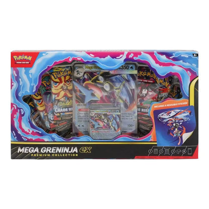 Pokemon Tcg Mega Greninja Ex Premium Collection Esp