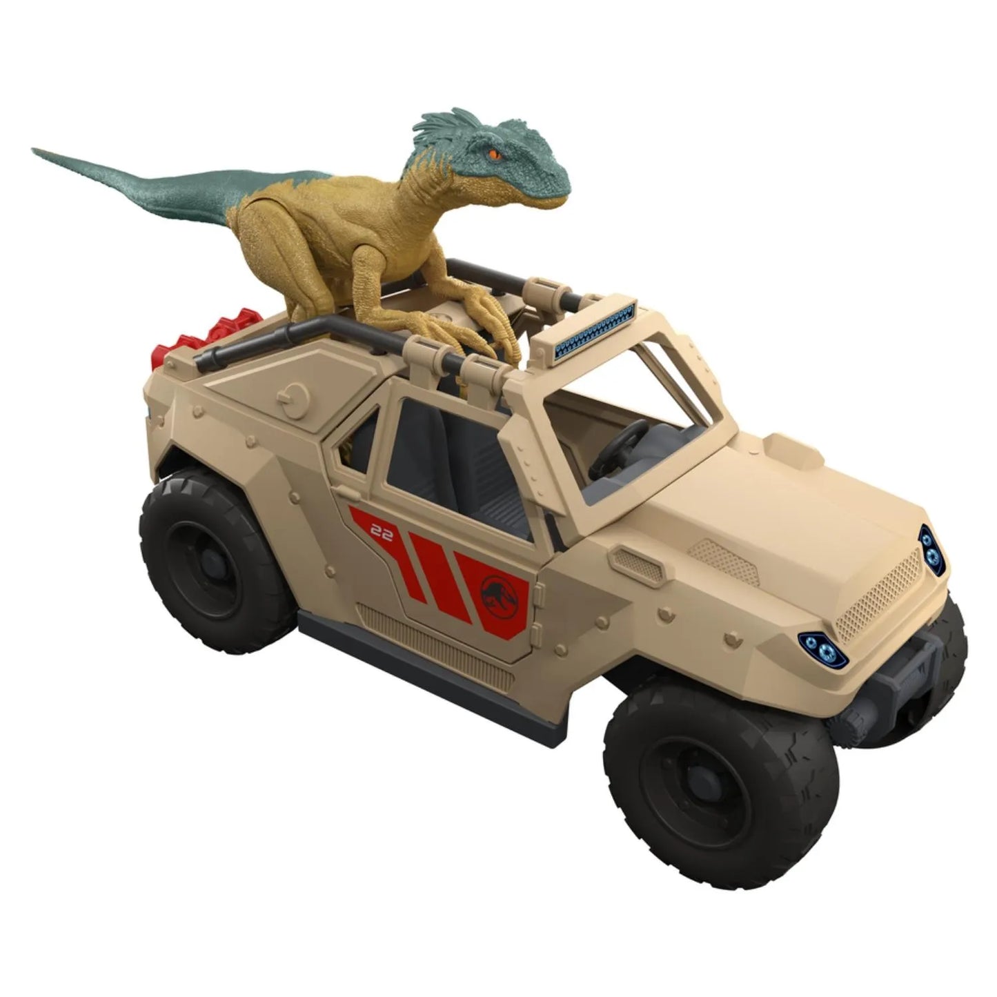 Jurassic World Juguete Jurassic World Vehiculo 4x4 Y Dinosaurio