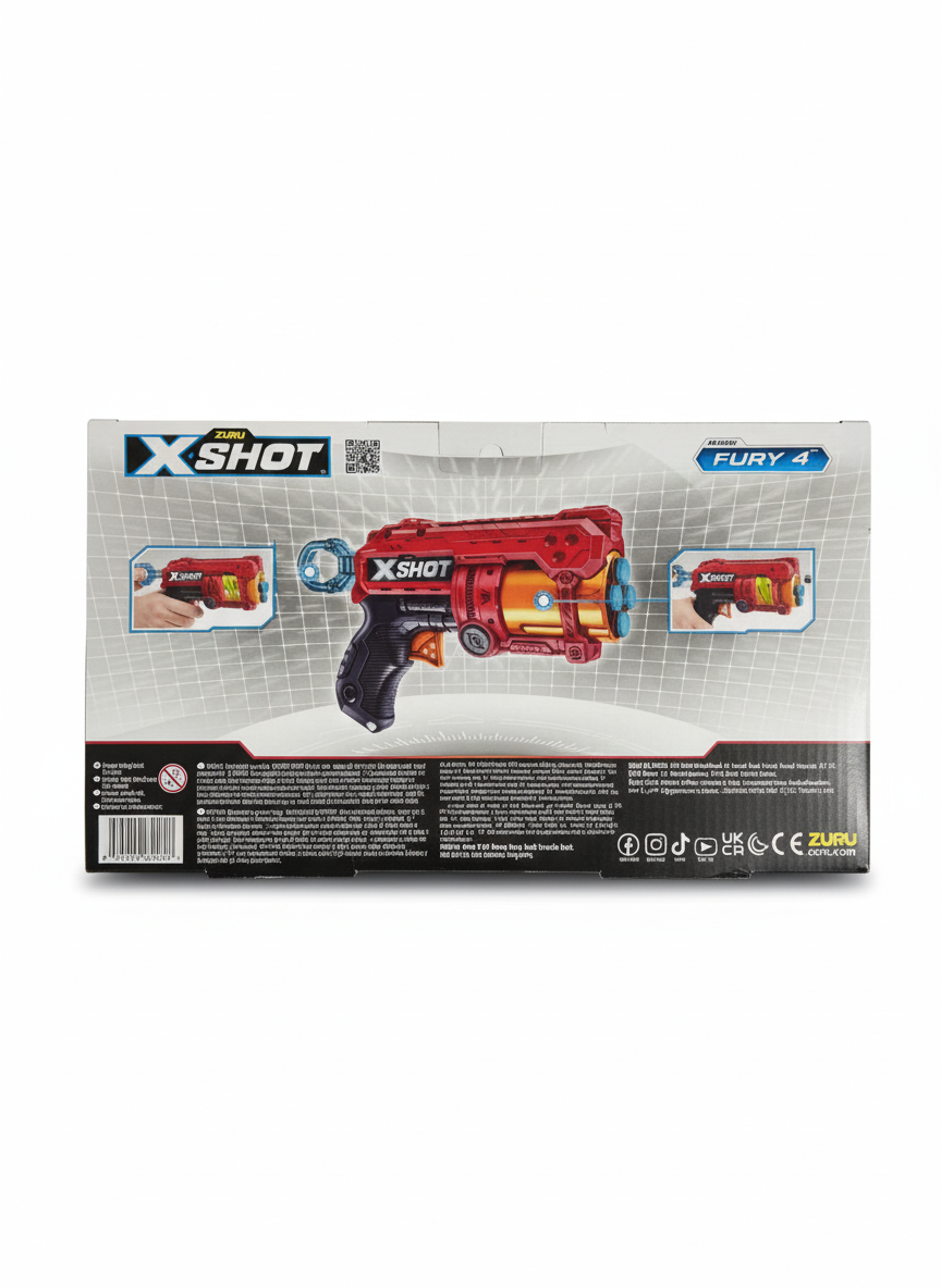 Lanzador Fury 4 X-Shot 16 Dardos | Ansaldo – Ansaldo Toys Chile Lanzador Fury 4 X-Shot 16 Dardos | Ansaldo – Ansaldo Toys Chile